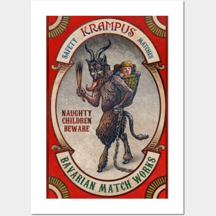 Krampus Posters and Art